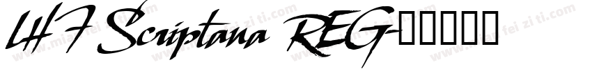 LHF Scriptana REG字体转换